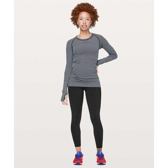 Lululemon Fast Free 7/8 Tight II Non-Reflective Nulux 25" Black Women's Size 4 - Picture 13 of 13